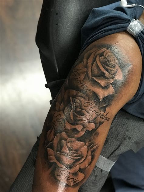 dark skin male black skin tattoo ideas|brown skin tattoo on arms.